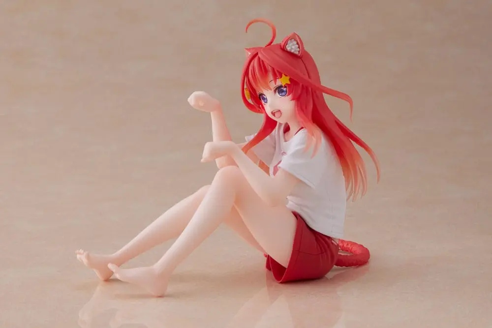 The Quintessential Quintuplets PVC Statue Desktop Itsuki Nakano Newley Written Cat Roomwear Ver. product photo