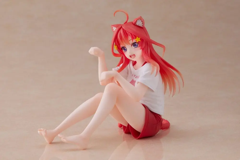 The Quintessential Quintuplets PVC Statue Desktop Itsuki Nakano Newley Written Cat Roomwear Ver. product photo