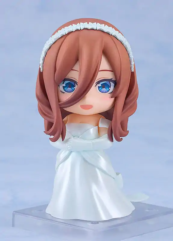 The Quintessential Quintuplets Nendoroid Action Figure Miku Nakano: Wedding Dress Ver. 10 cm product photo