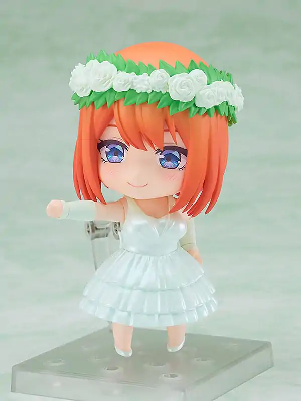 The Quintessential Quintuplets Nendoroid Action Figure Yotsuba Nakano: Wedding Dress Ver. 10 cm termékfotó