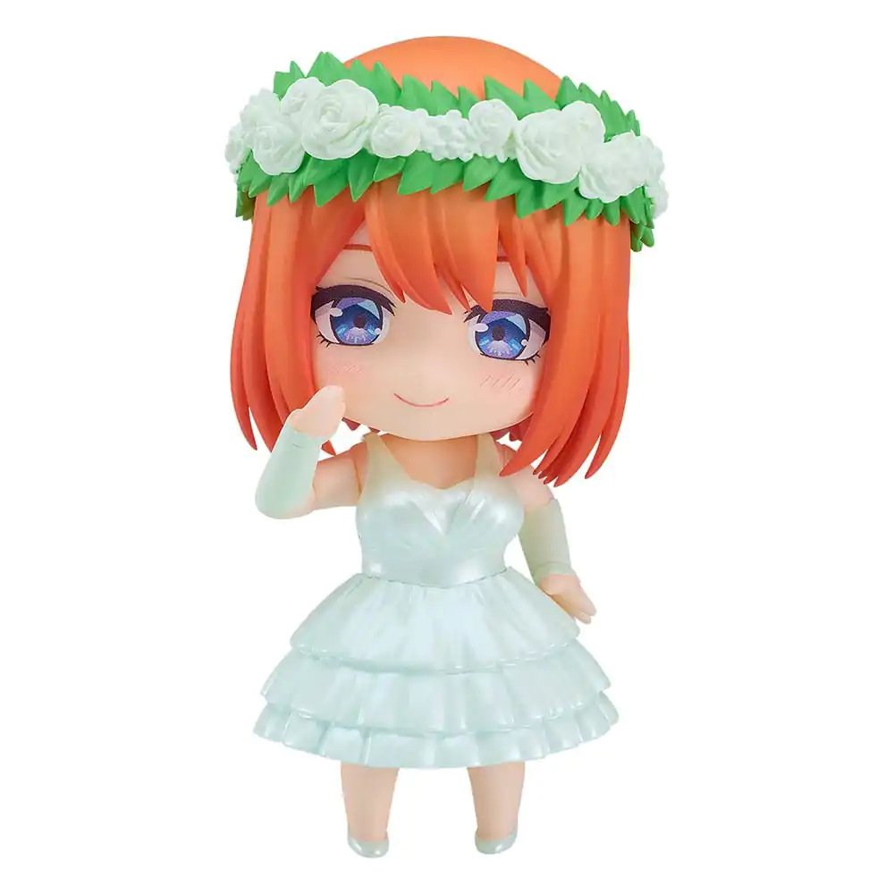 The Quintessential Quintuplets Nendoroid Action Figure Yotsuba Nakano: Wedding Dress Ver. 10 cm termékfotó