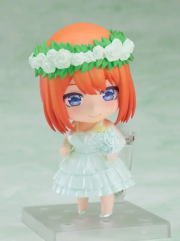 The Quintessential Quintuplets Nendoroid Action Figure Yotsuba Nakano: Wedding Dress Ver. 10 cm termékfotó