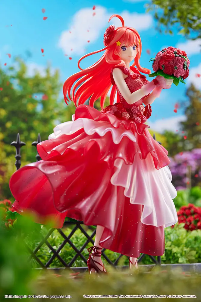 The Quintessential Quintuplets: The Movie PVC Statue 1/7 Itsuki Nakano Floral Dress Ver. 23 cm product photo