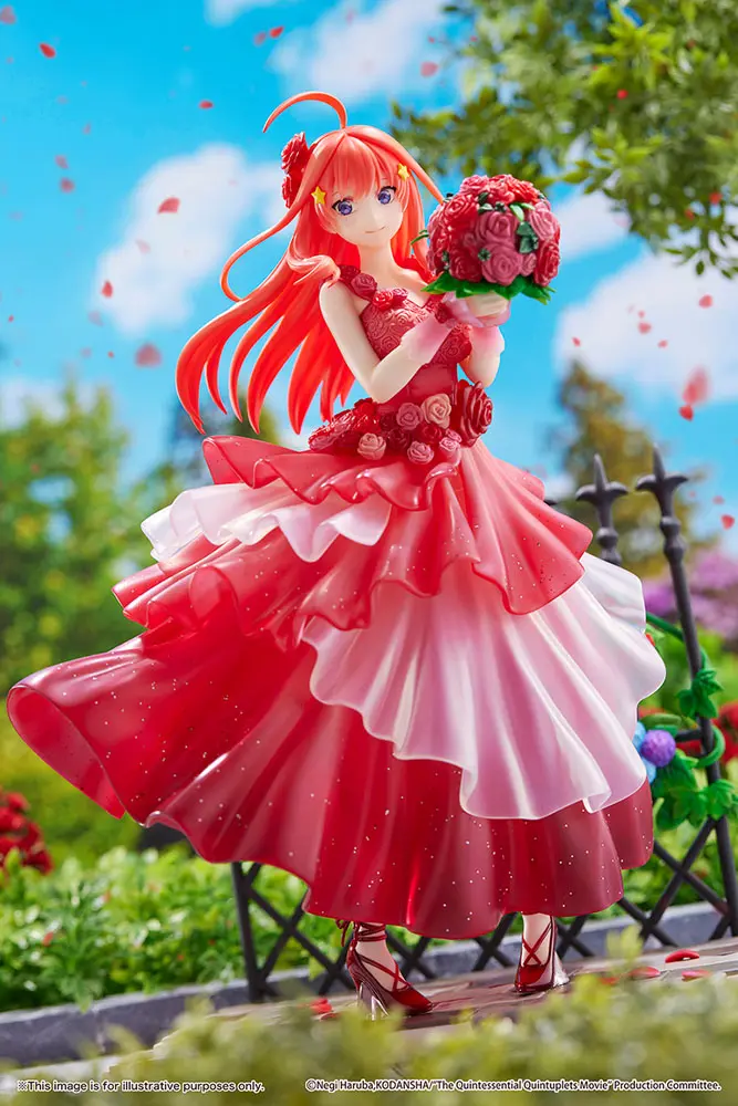 The Quintessential Quintuplets: The Movie PVC Statue 1/7 Itsuki Nakano Floral Dress Ver. 23 cm product photo