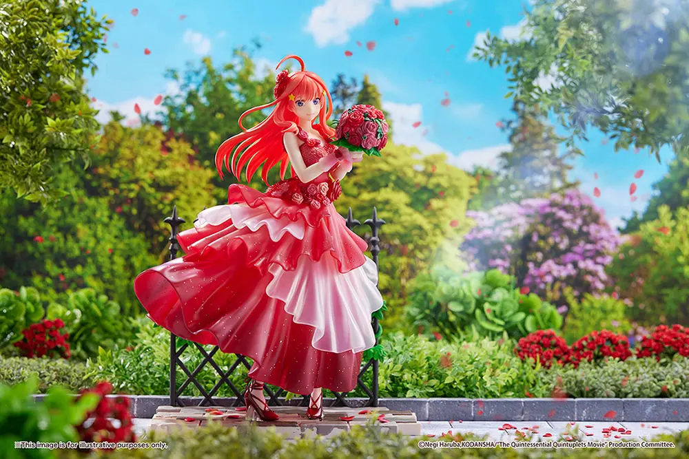The Quintessential Quintuplets: The Movie PVC Statue 1/7 Itsuki Nakano Floral Dress Ver. 23 cm product photo