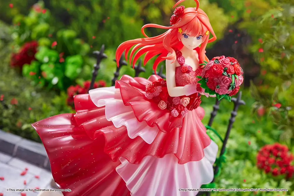 The Quintessential Quintuplets: The Movie PVC Statue 1/7 Itsuki Nakano Floral Dress Ver. 23 cm product photo
