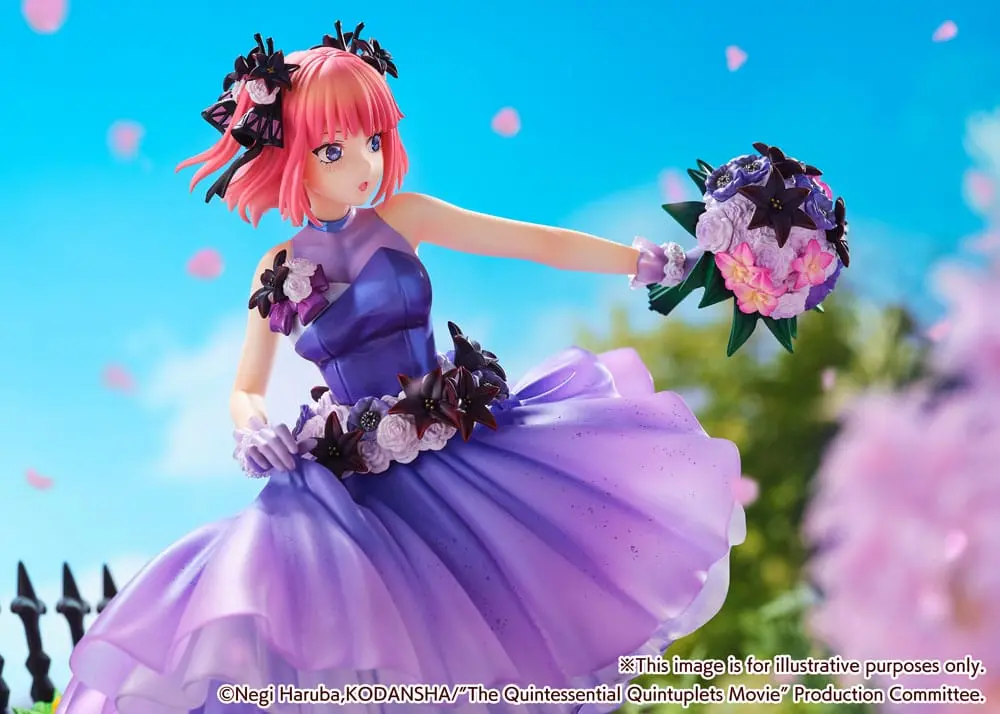 The Quintessential Quintuplets: The Movie PVC Statue 1/7 Nino Nakano Floral Dress Ver. 25 cm termékfotó