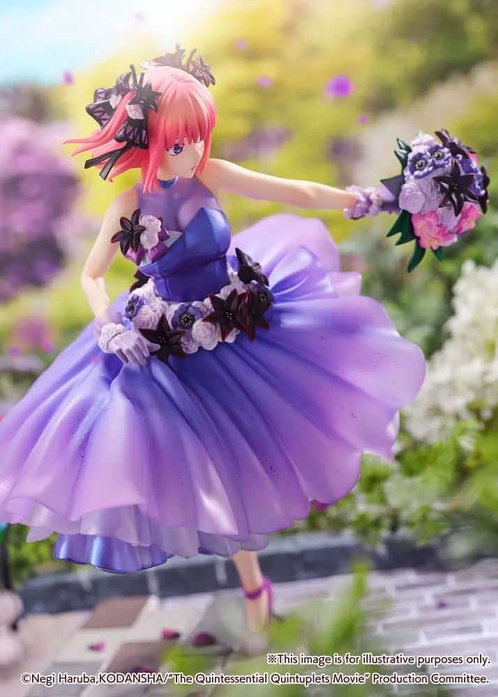 The Quintessential Quintuplets: The Movie PVC Statue 1/7 Nino Nakano Floral Dress Ver. 25 cm termékfotó