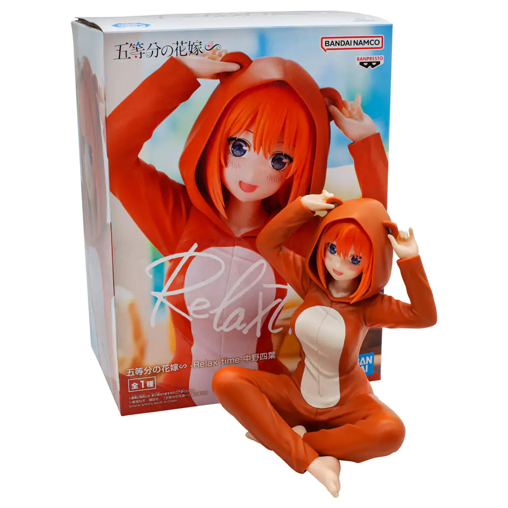 The Quintessential Quintuplets Yotsuba Nakano Relax Time figure 12cm termékfotó