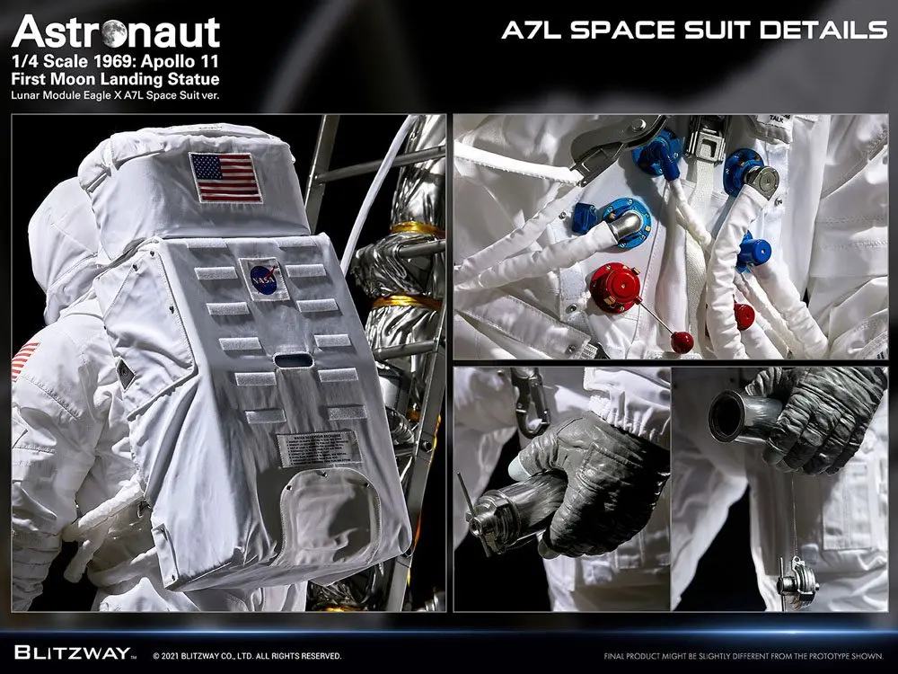 The Real Superb Scale Hybrid Statue 1/4 Astronaut Apollo 11 : LM-5 A7L ver. 79 cm product photo