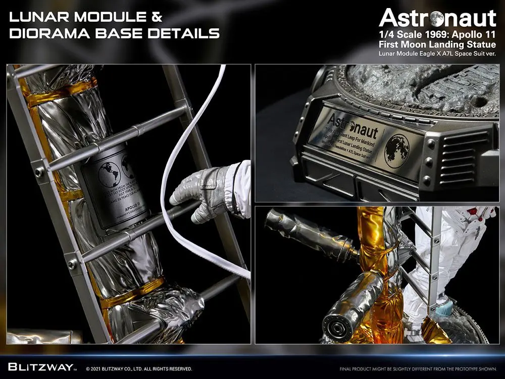 The Real Superb Scale Hybrid Statue 1/4 Astronaut Apollo 11 : LM-5 A7L ver. 79 cm product photo