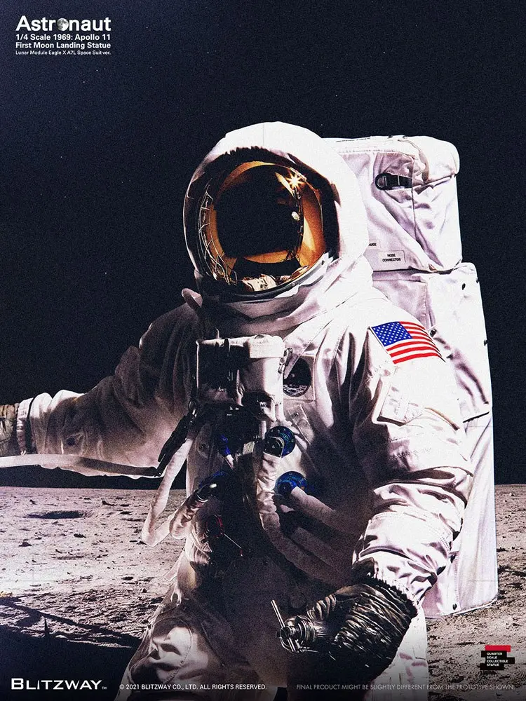The Real Superb Scale Hybrid Statue 1/4 Astronaut Apollo 11 : LM-5 A7L ver. 79 cm product photo
