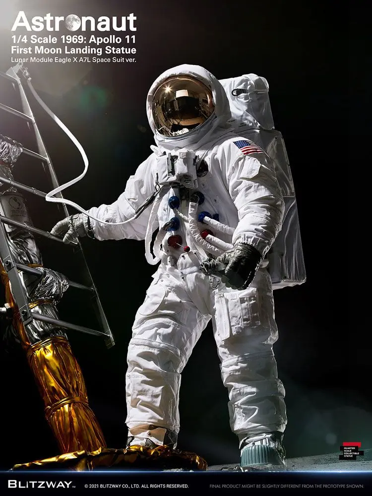 The Real Superb Scale Hybrid Statue 1/4 Astronaut Apollo 11 : LM-5 A7L ver. 79 cm product photo