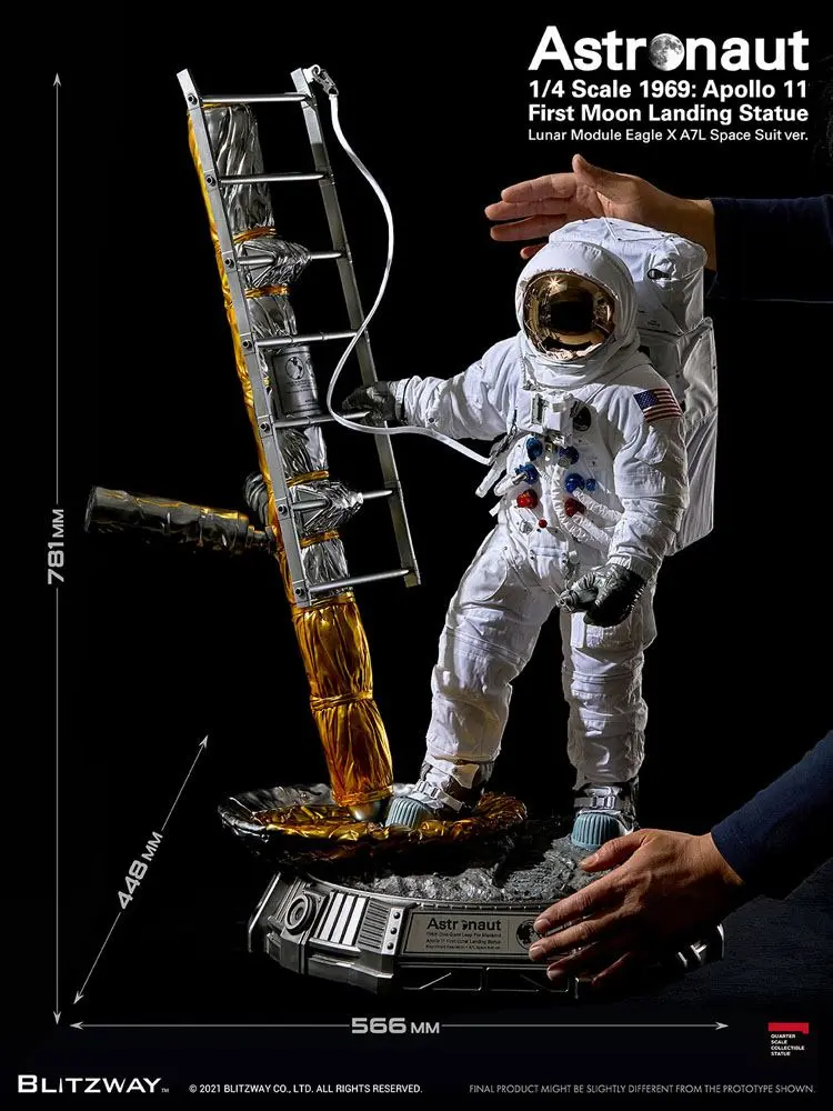 The Real Superb Scale Hybrid Statue 1/4 Astronaut Apollo 11 : LM-5 A7L ver. 79 cm product photo