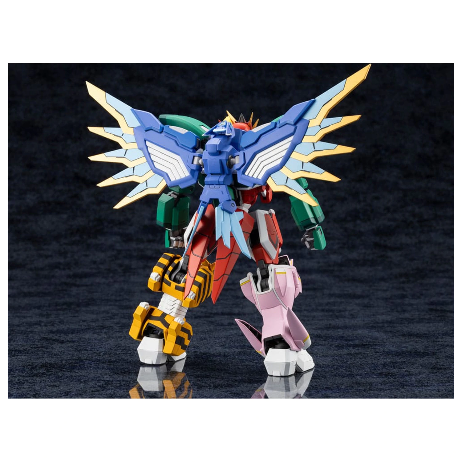 The Red Ranger Becomes an Adventurer in Another World Plastic Model Kit Maximum Kizuna Kaiser 17 cm   product photo