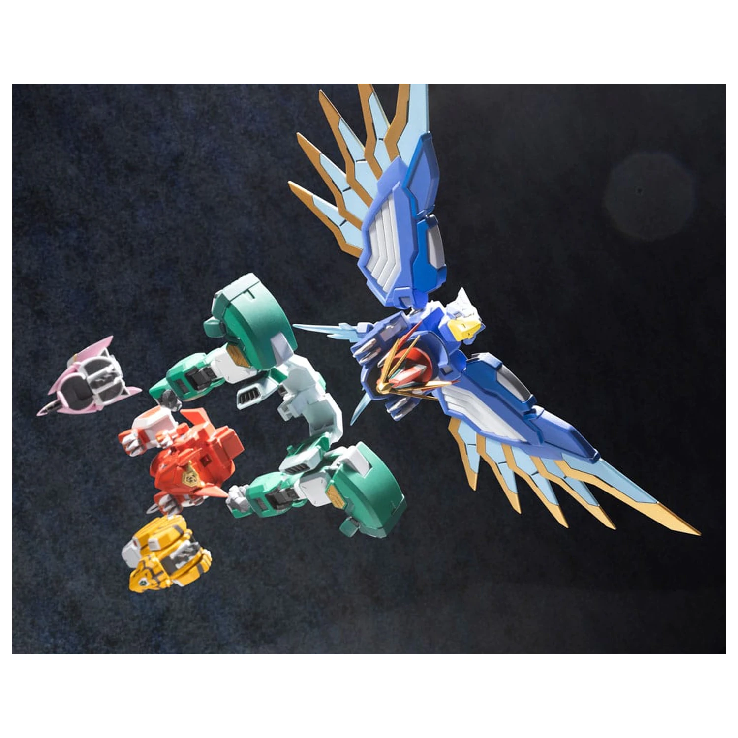 The Red Ranger Becomes an Adventurer in Another World Plastic Model Kit Maximum Kizuna Kaiser 17 cm   product photo