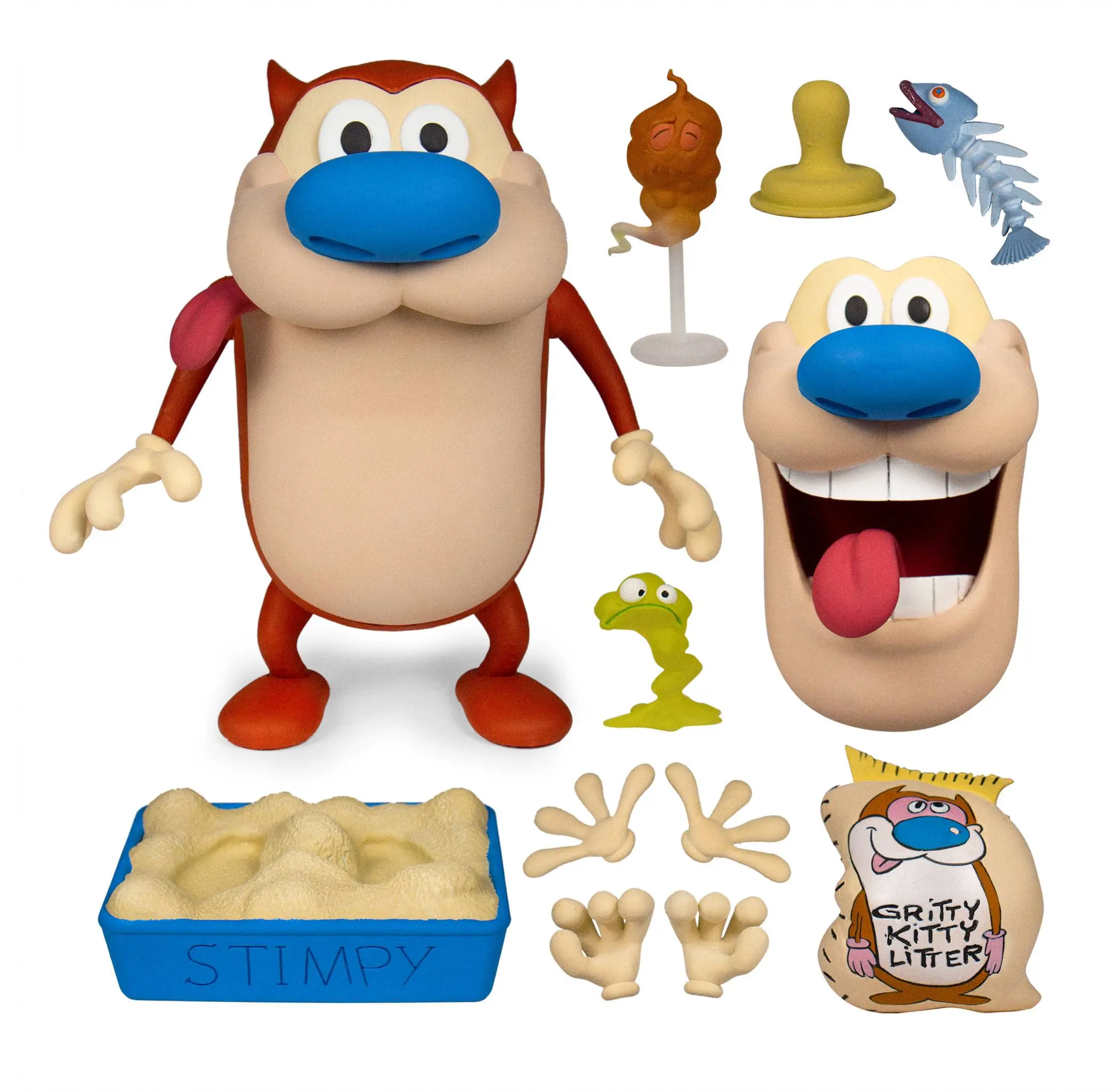 The Ren &amp; Stimpy Show Deluxe Action Figure Stimpy 18 cm product photo