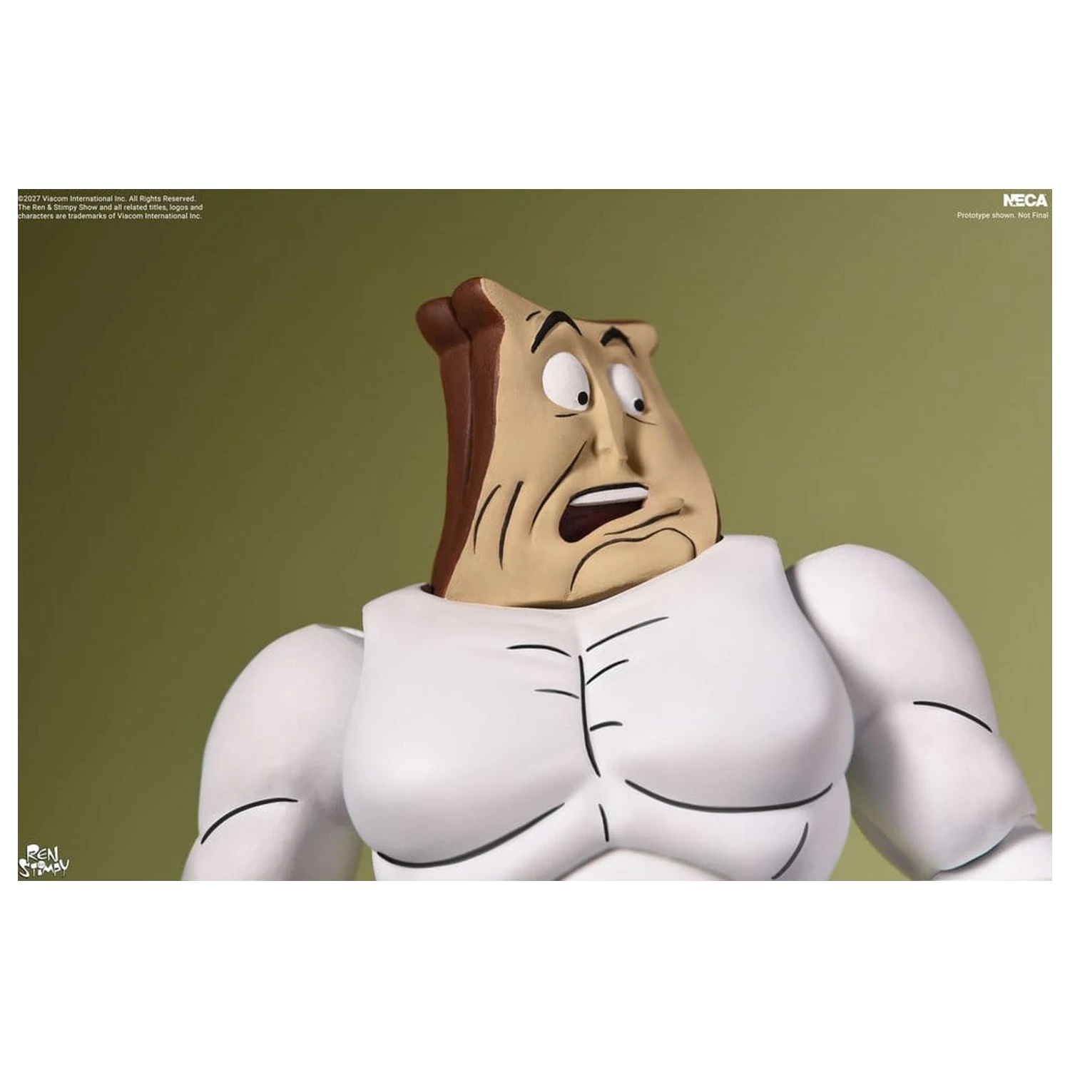 The Ren & Stimpy Show Action Figure Ultimate Powdered Toast Man 18 cm product photo