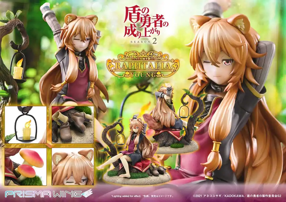 The Rising of the shield Hero Season 2 Prisma Wing PVC Statue 1/7 Raphtalia Young Version 15 cm termékfotó