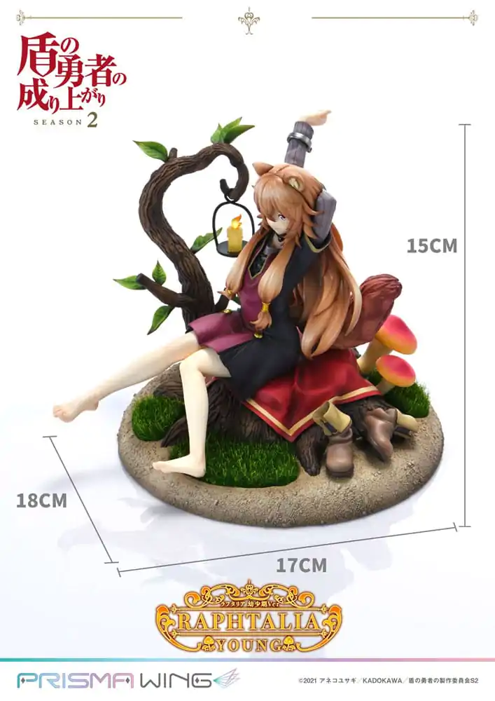 The Rising of the shield Hero Season 2 Prisma Wing PVC Statue 1/7 Raphtalia Young Version 15 cm termékfotó