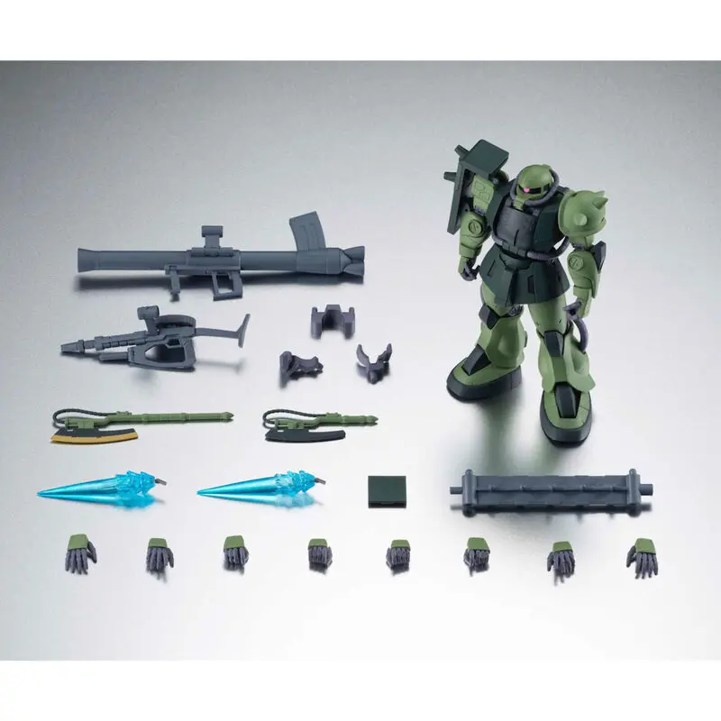 Mobile Suit Gundam Robot Spirits Action Figure MS-06JC Ground Type Zaku II ver. A.N.I.M.E. 15 cm product photo