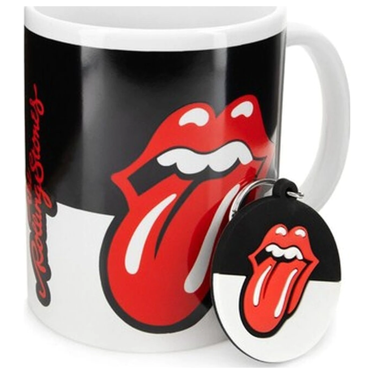 The Rolling Stones mug and keychain set product photo