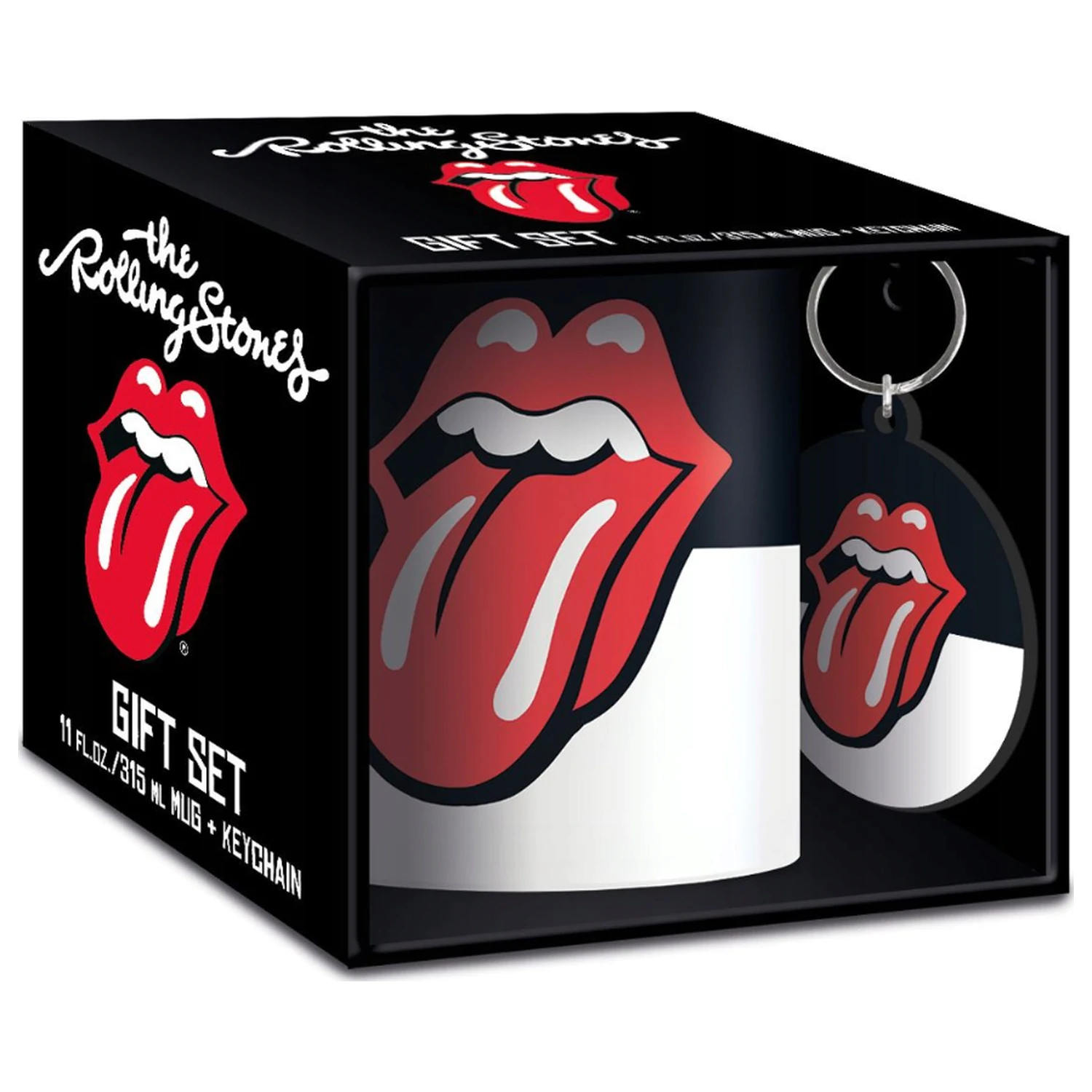 The Rolling Stones mug and keychain set product photo