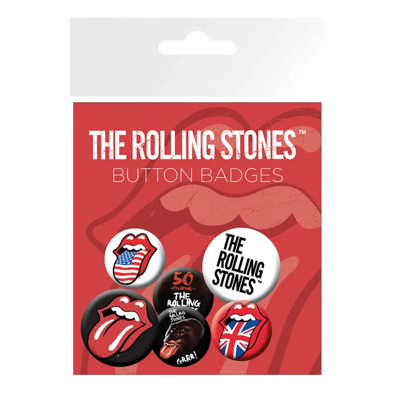 The Rolling Stones badge pack product photo