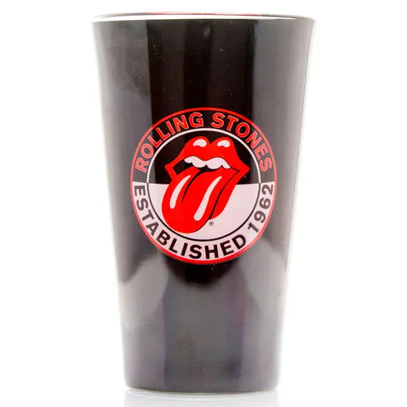 The Rolling Stones Logo coloured glass product photo