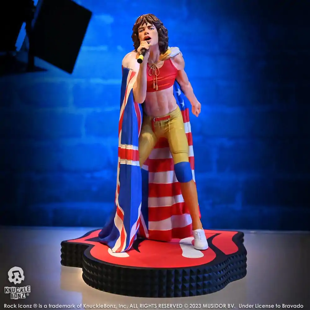 The Rolling Stones Rock Iconz Statue Mick Jagger (Tattoo You Tour 1981) 22 cm termékfotó