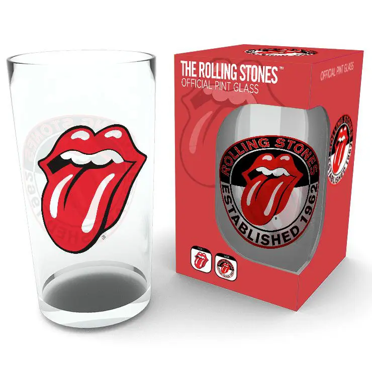 The Rolling Stones Tongue pint glass product photo