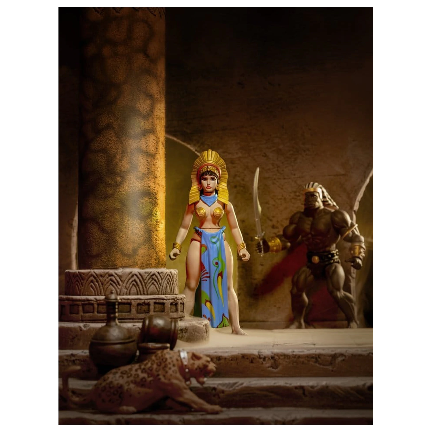 The Savage World of Frazetta Action Figure Set Egyptian Queen & The Guard (Museum Edition) 14 cm product photo