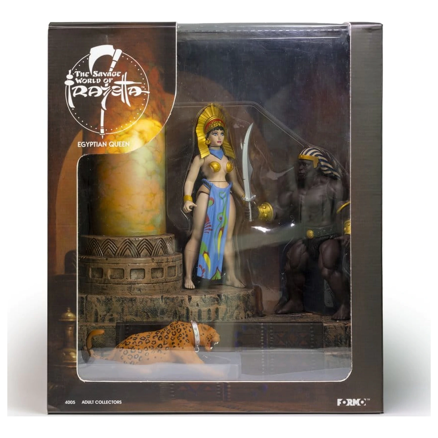 The Savage World of Frazetta Action Figure Set Egyptian Queen & The Guard (Museum Edition) 14 cm product photo