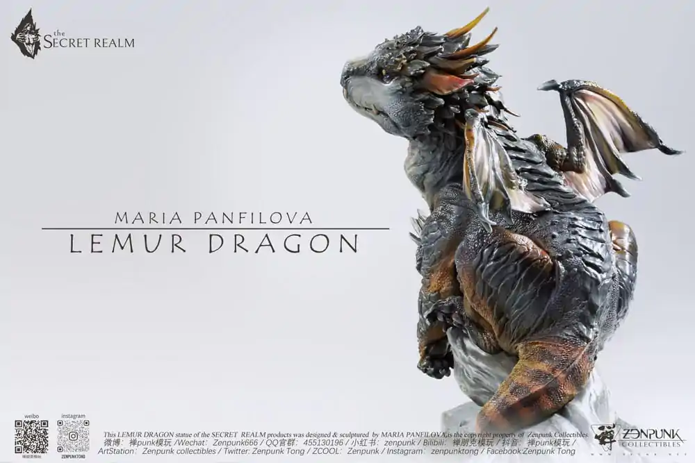 The Secret Realm Statue Lemur Dragon 38 cm product photo