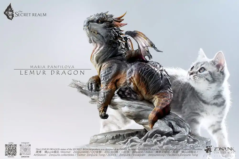 The Secret Realm Statue Lemur Dragon 38 cm product photo