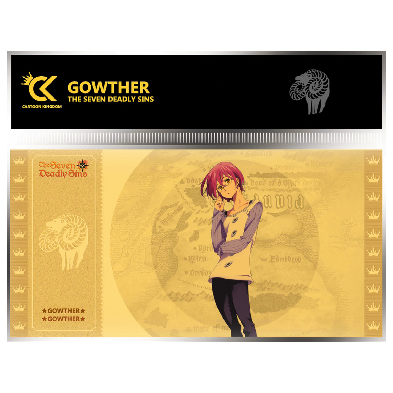 The Seven Deadly Sins Gowther Golden Ticket product photo