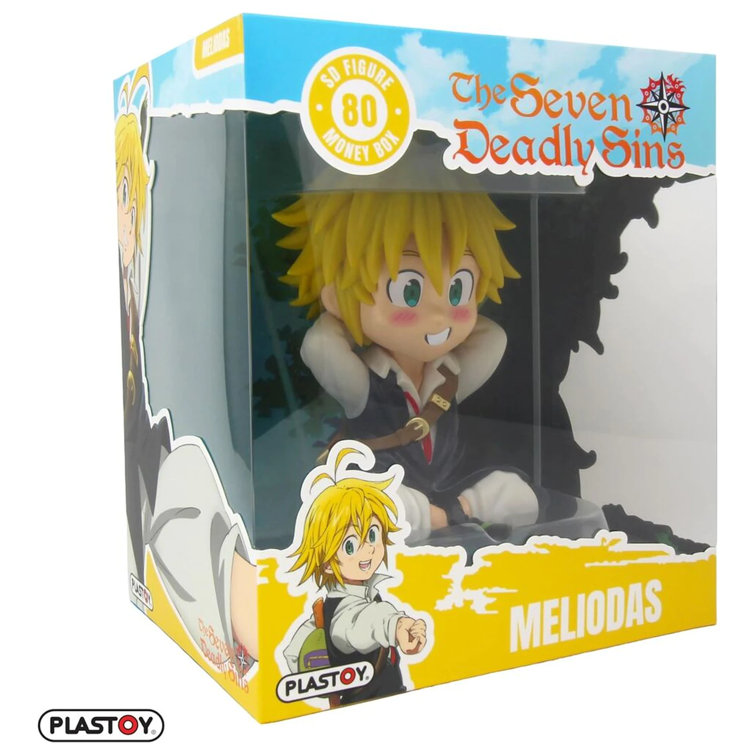 The Seven Deadly Sins Meliodas money box figure 14cm product photo