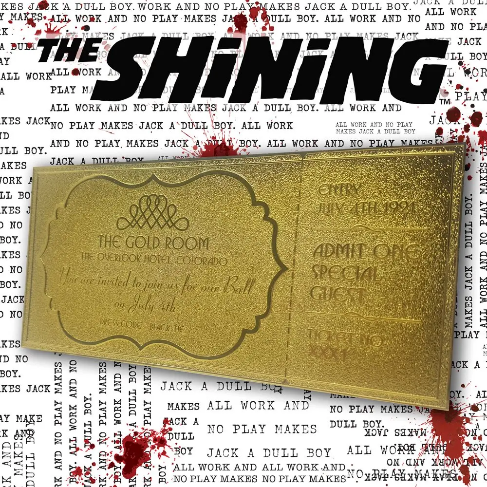 The Shining Replica Gyrosphere Collectible Ticket (gold plated) product photo