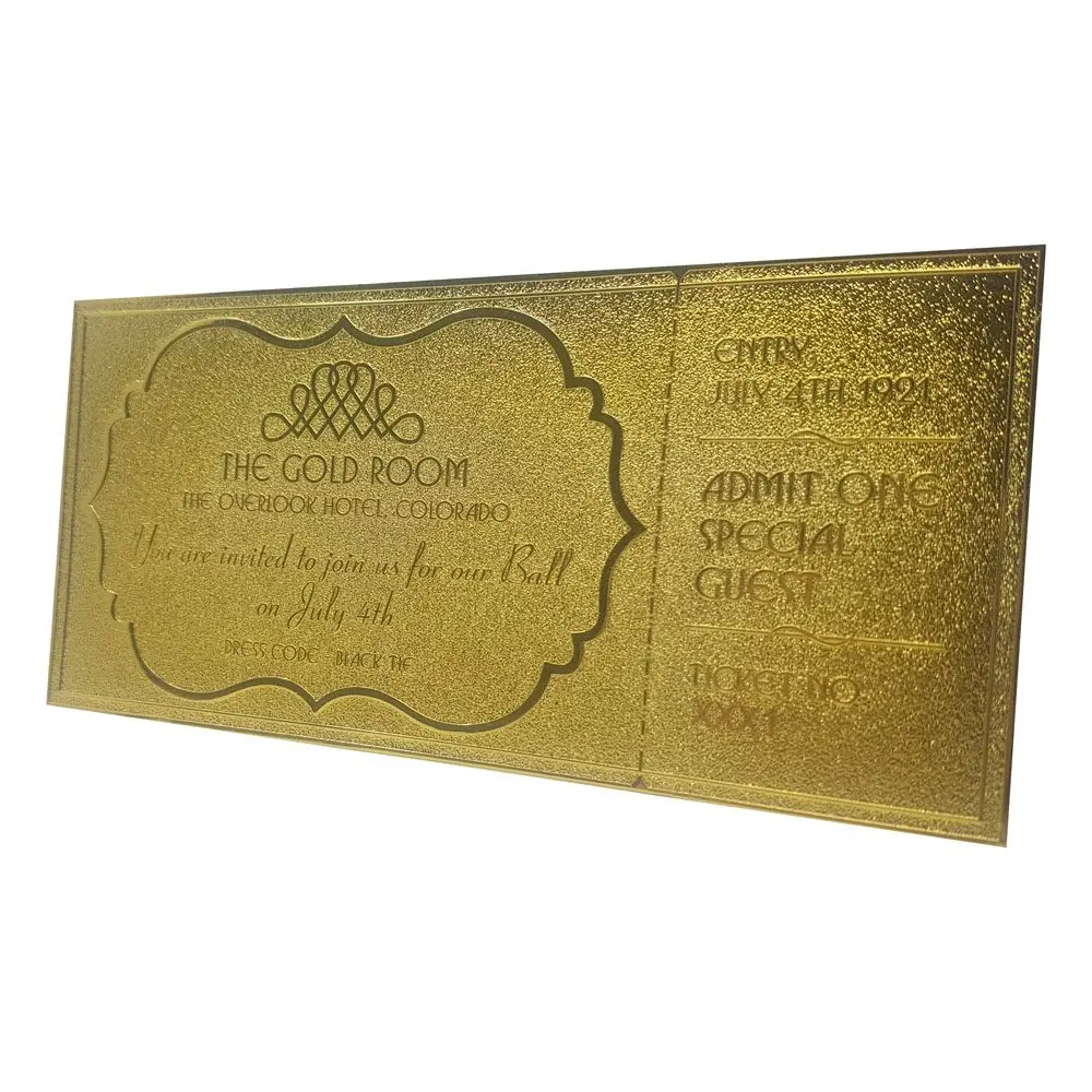 The Shining Replica Gyrosphere Collectible Ticket (gold plated) product photo