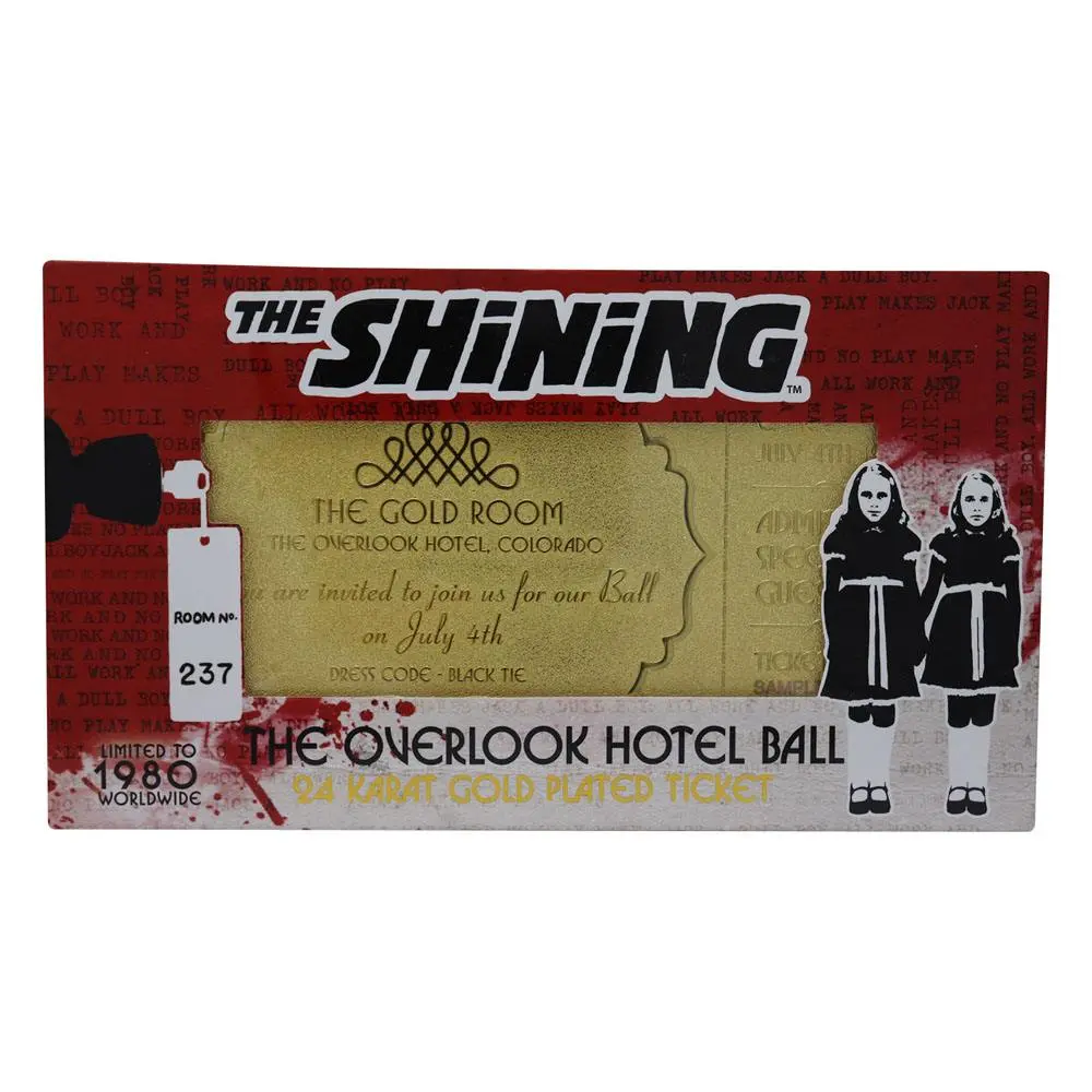 The Shining Replica Gyrosphere Collectible Ticket (gold plated) product photo