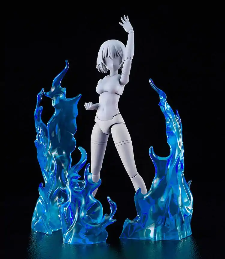 The Simple Effect Parts for Figures Flames: Blue product photo
