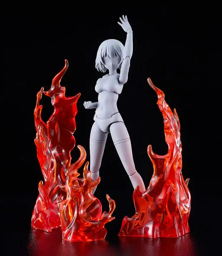 The Simple Effect Parts for Figures Flames: Red  product photo