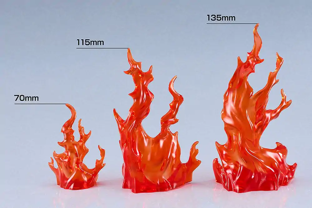 The Simple Effect Parts for Figures Flames: Red  product photo