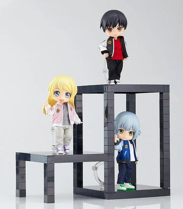 The Simple Stand for Figures &amp; Models 3-Pack Build-On Type (Black) product photo