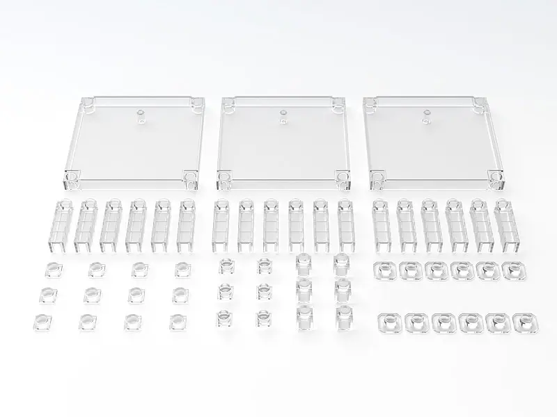 The Simple Stand for Figures &amp; Models 3-Pack Build-On Type (Translucent) product photo