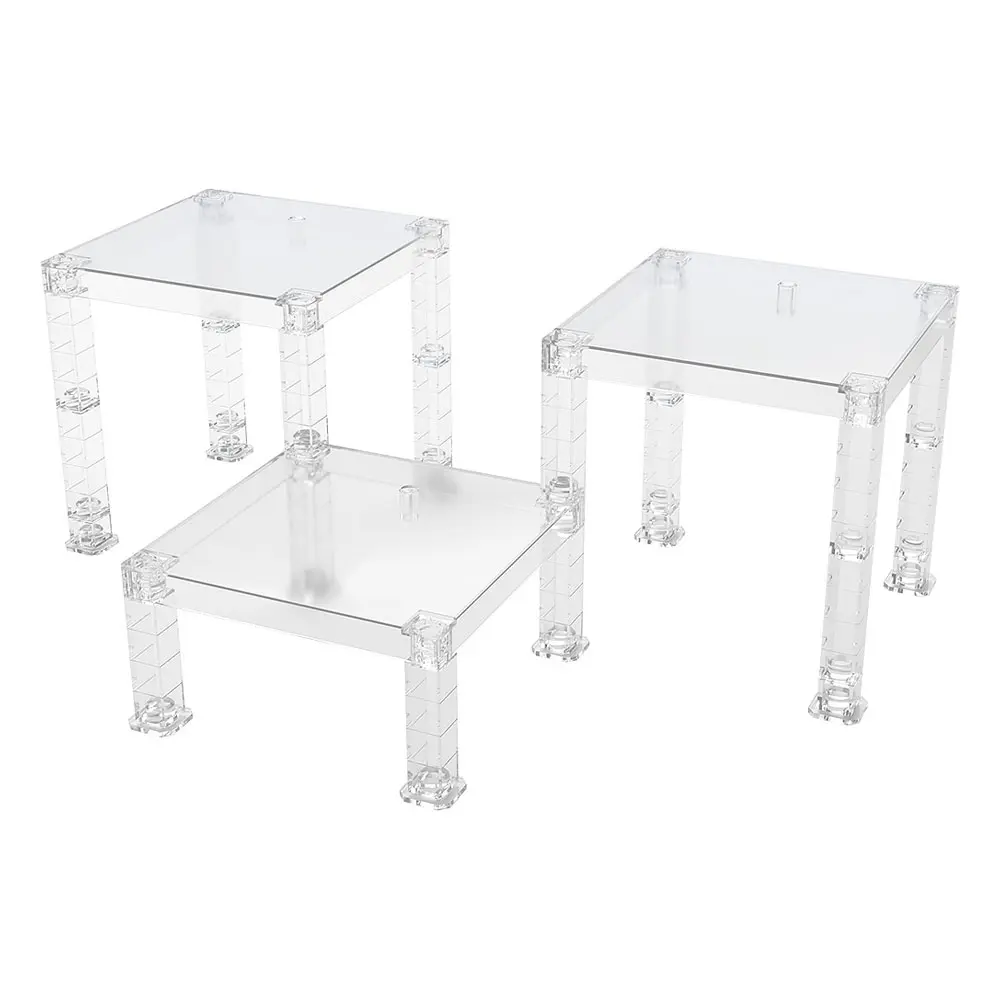 The Simple Stand for Figures &amp; Models 3-Pack Build-On Type (Translucent) product photo