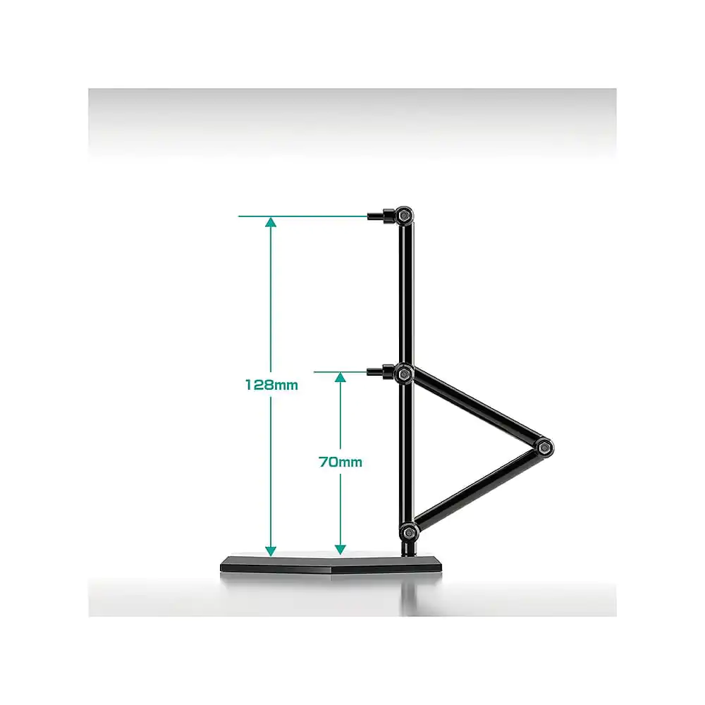 The Simple Stand Mini Nendoroid More for Mini Figures & Models Black Hex Type 3-Pack  product photo