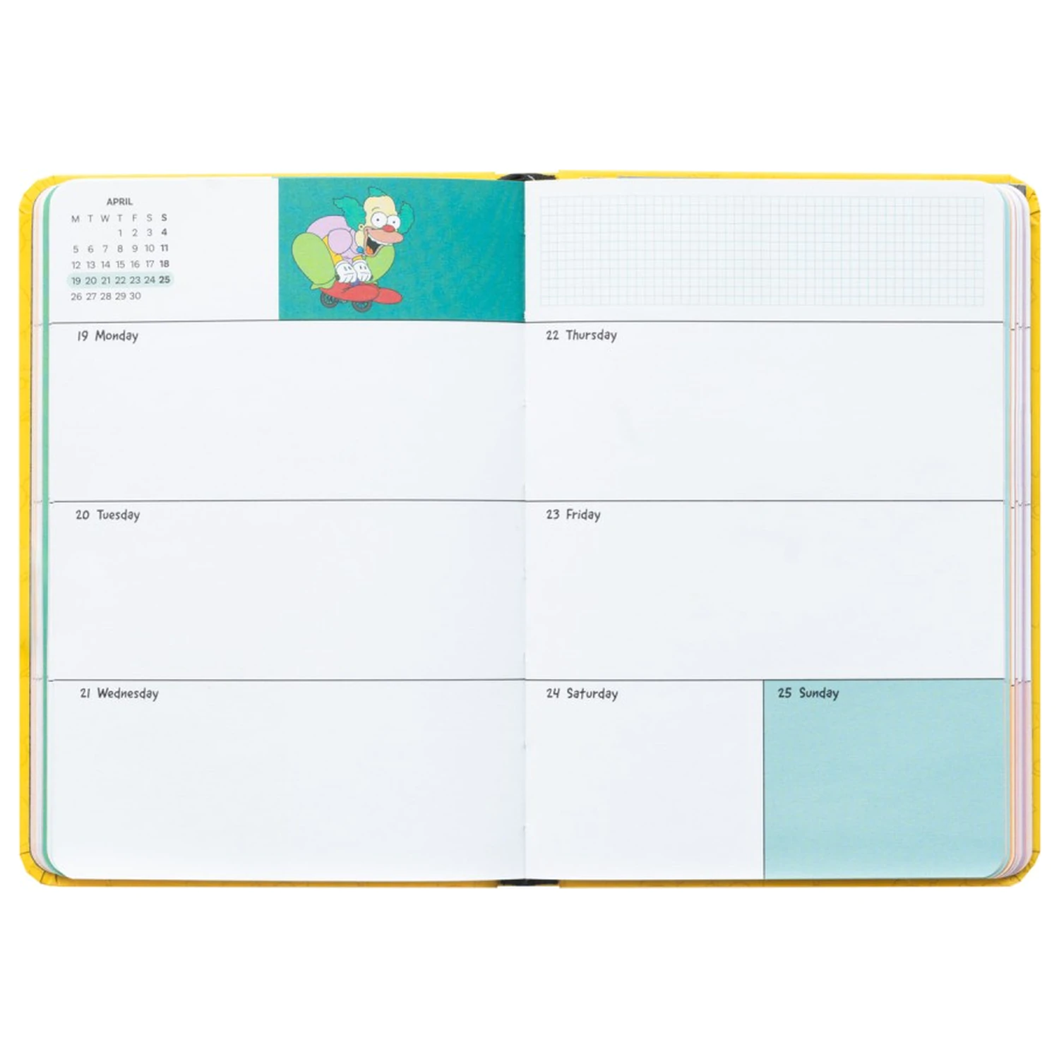 The Simpsons Academic Planner 2026/27 A6 *English Version* product photo