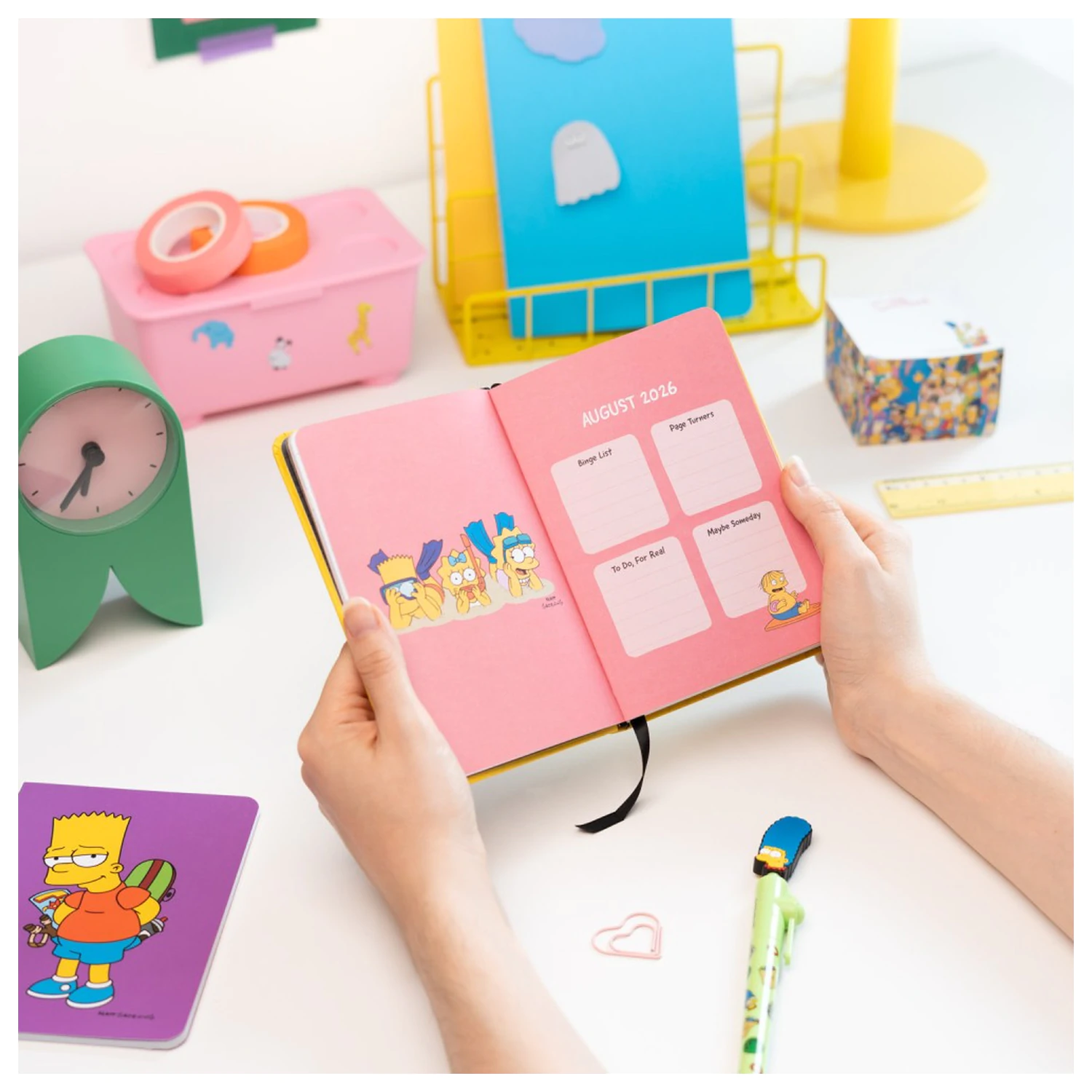 The Simpsons Academic Planner 2026/27 A6 *English Version* product photo