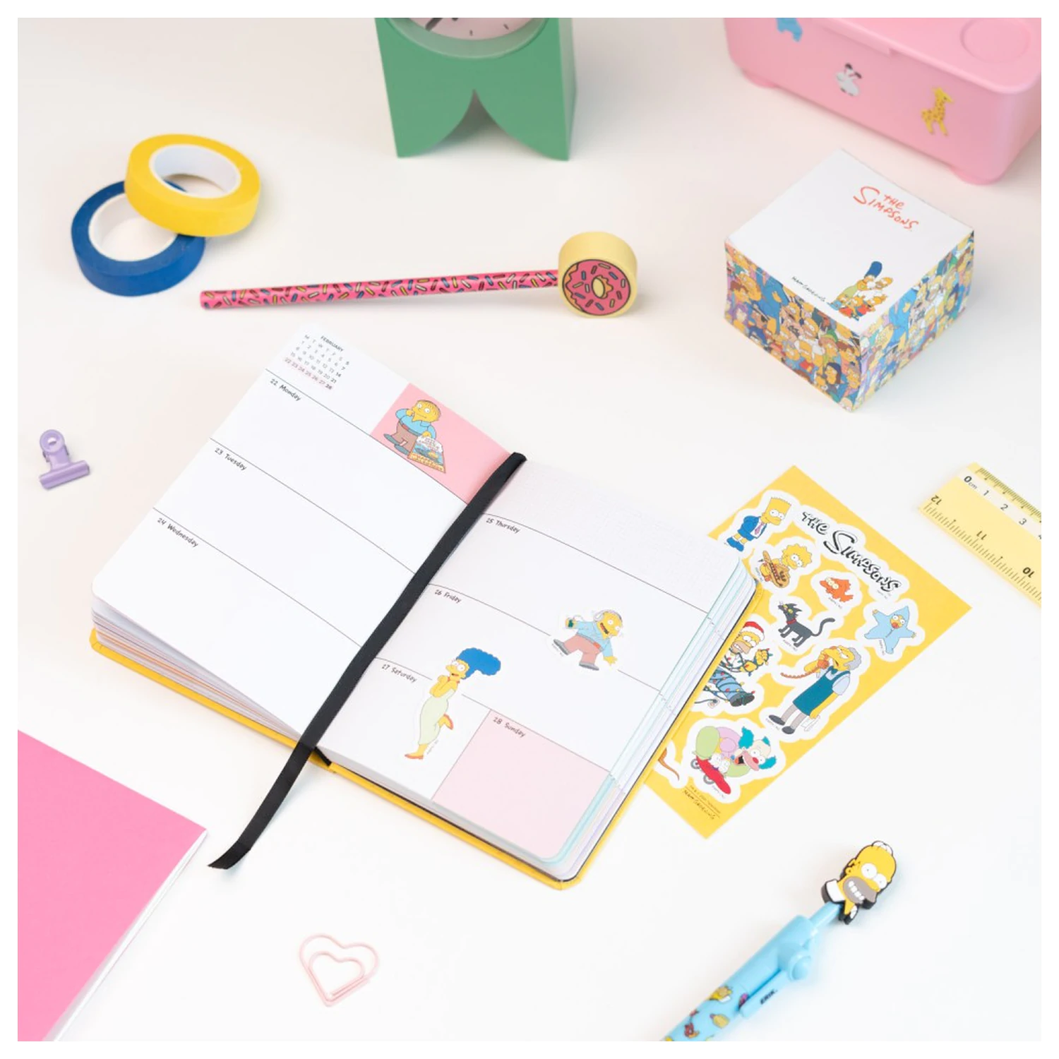 The Simpsons Academic Planner 2026/27 A6 *English Version* product photo